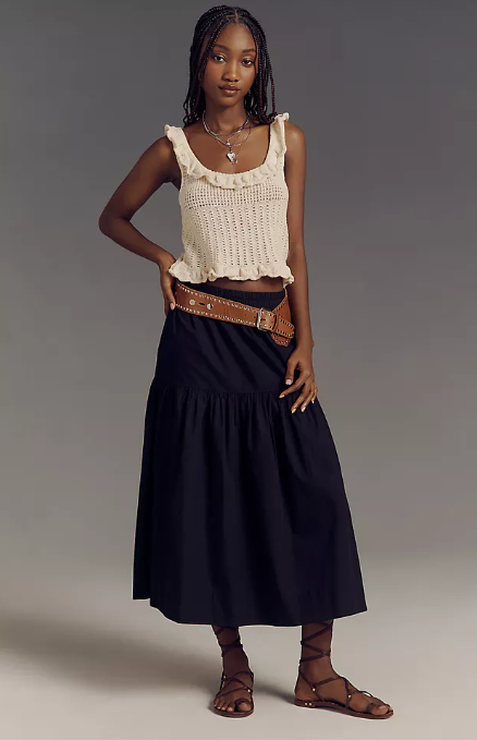 POPLIN PRARIE SKIRT