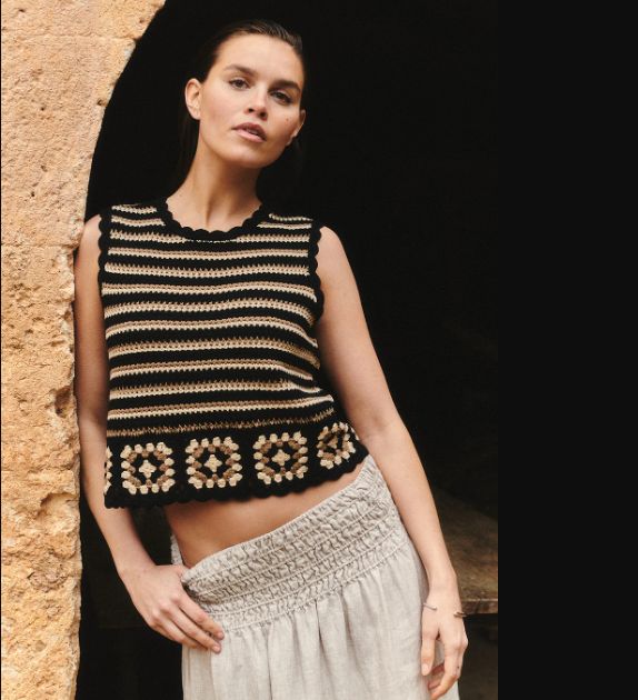 Hazel Crochet top