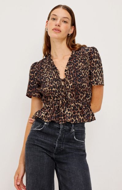 Portia top (Brown Nala Leo)