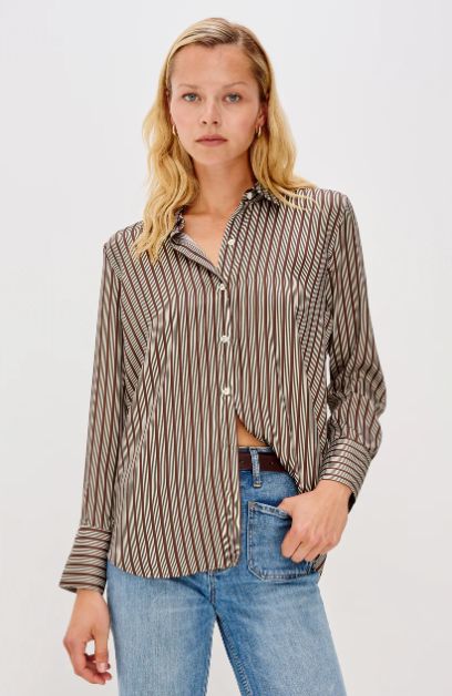 Saige blouse  (Isle Stripe)