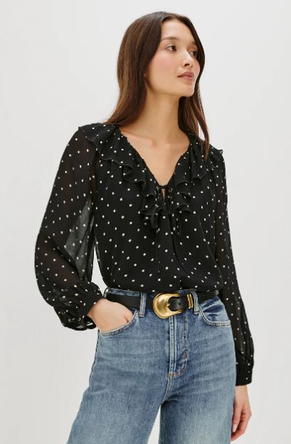 Honora blouse (Polka dot)