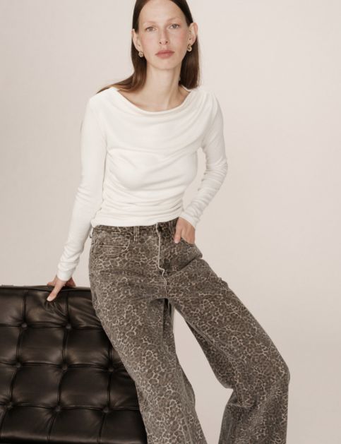 SIOUX modern drape top