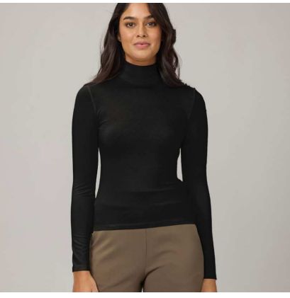 Second skin turtleneck (black)