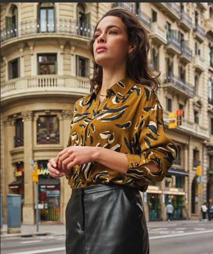 Harmony Print blouse
