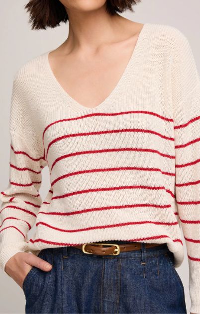 Tucker V neck sweater