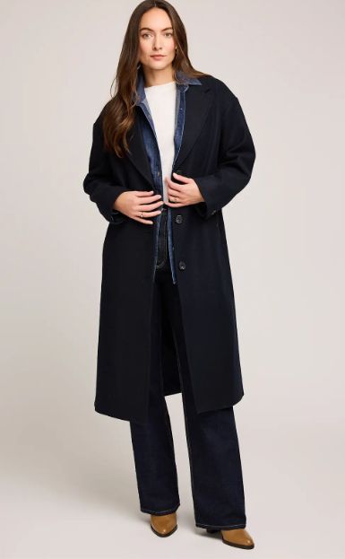 AGATHA coat in midnight navy