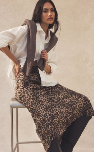 IZABEL Leopard Skirt