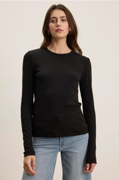 CAMINO ribbed modal top