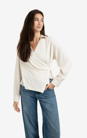 WRAP BLOUSE