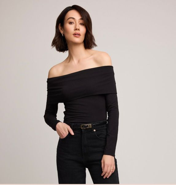 Charlize off the shoulder top