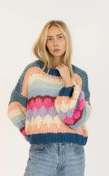 HANNAH multistripe Pullover
