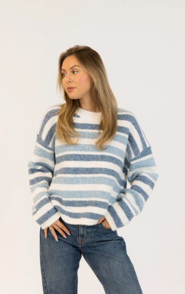 LUCKY STRIPED SWEATER