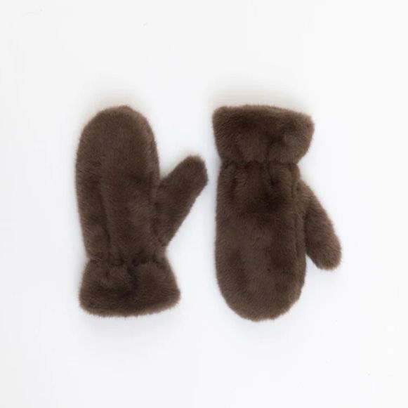 Luxe Faux Fur Mittens