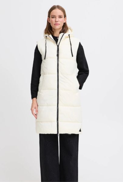 BYBOMINAX Puffer vest (off white)