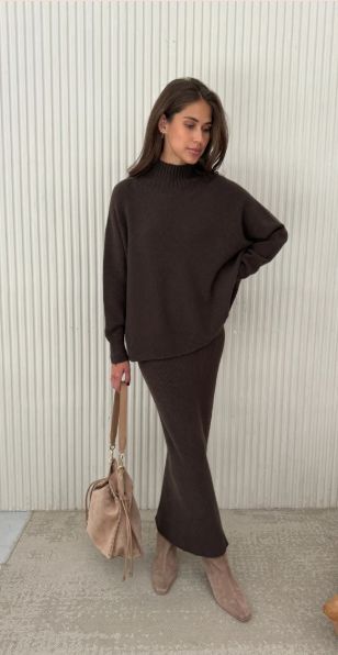 ALMA knit pencil skirt
