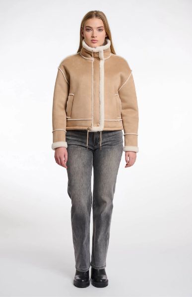 BECK Faux suede jacket