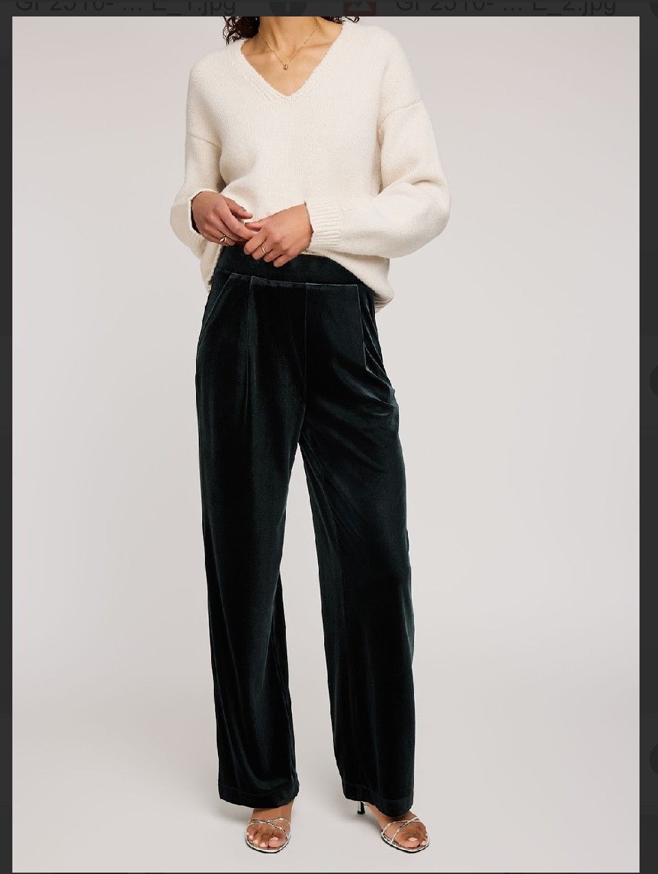 Sylvie Velvet Trouser