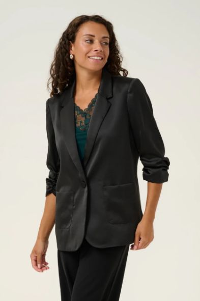 COCAMIA Satin Blazer