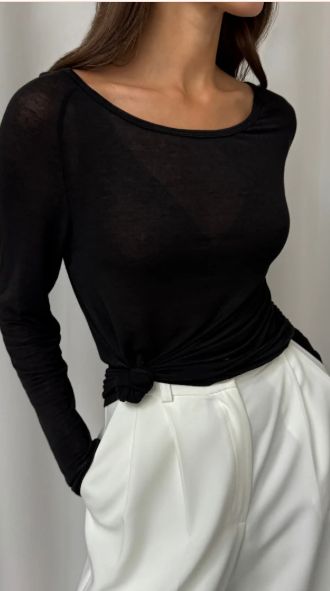 ESME Modal Cashmere jersey top