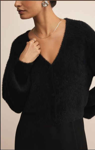 SADIRA FLUFFY CARDIGAN