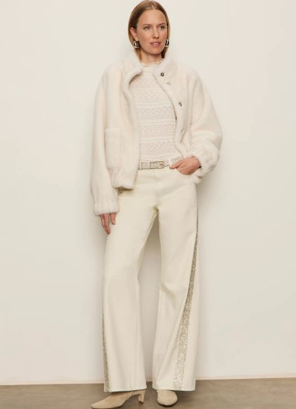 Cadence Shimmer Stripe Jean