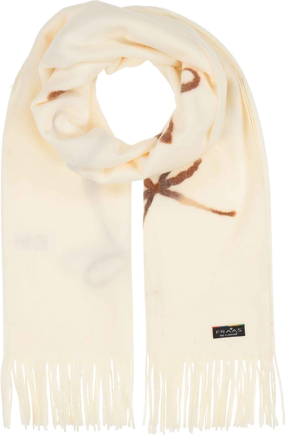 Bow Scarf in Ivory