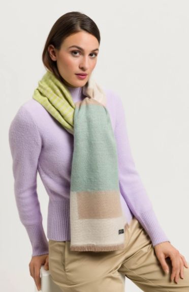 Colour blocked Scarf