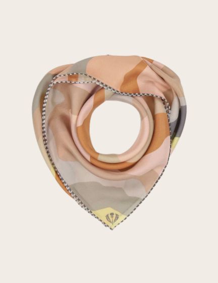 Wave Square Silk Scarf
