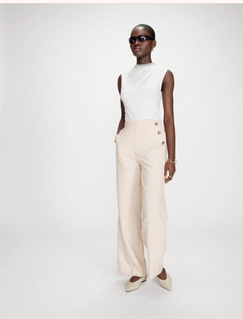 The VALIGNY Wide Leg Pant (sable)