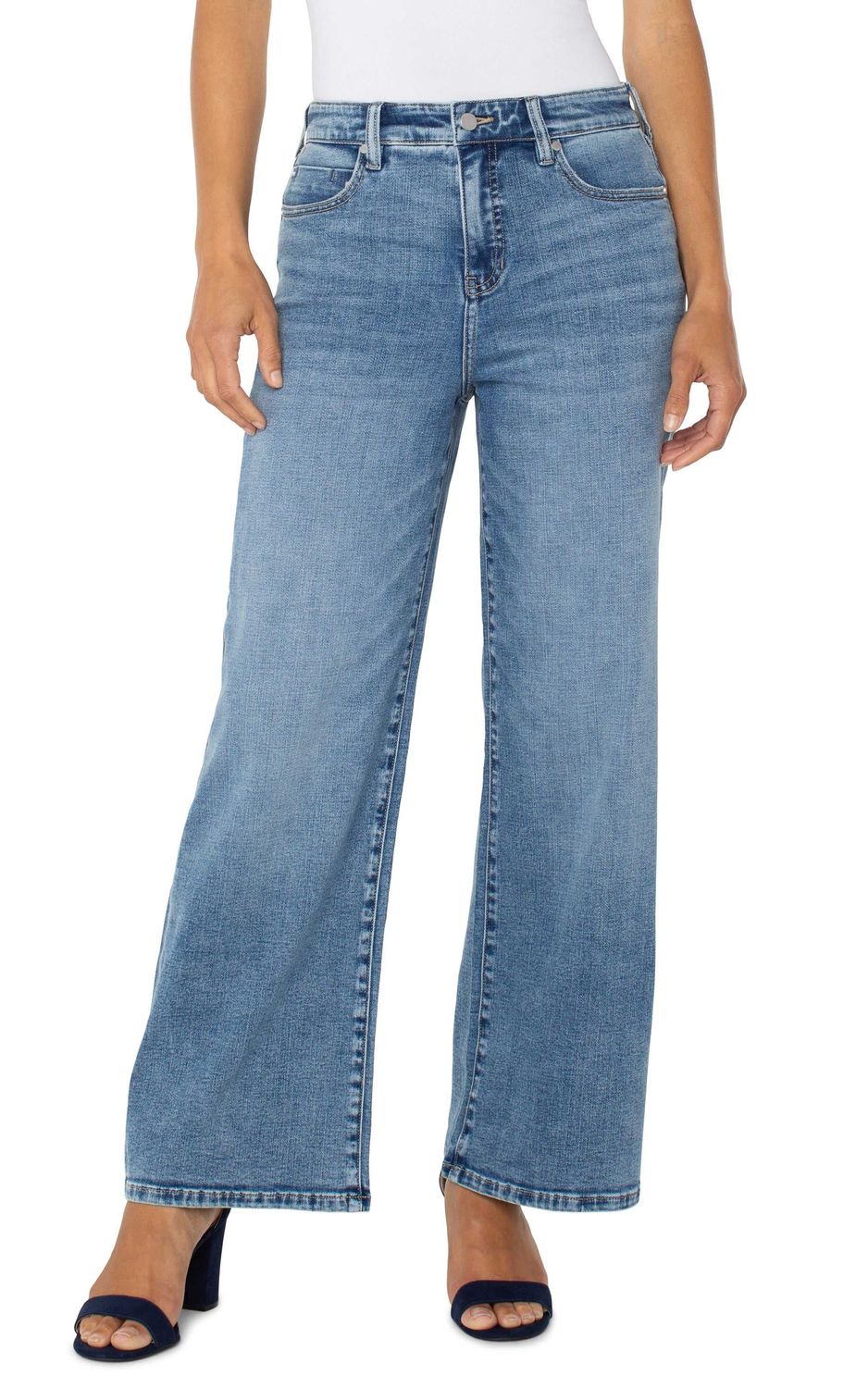 Stride High Rise Wide Leg jean