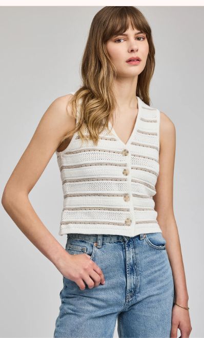 Marianna Knit Vest (beech)