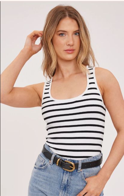 Seirra striped tank