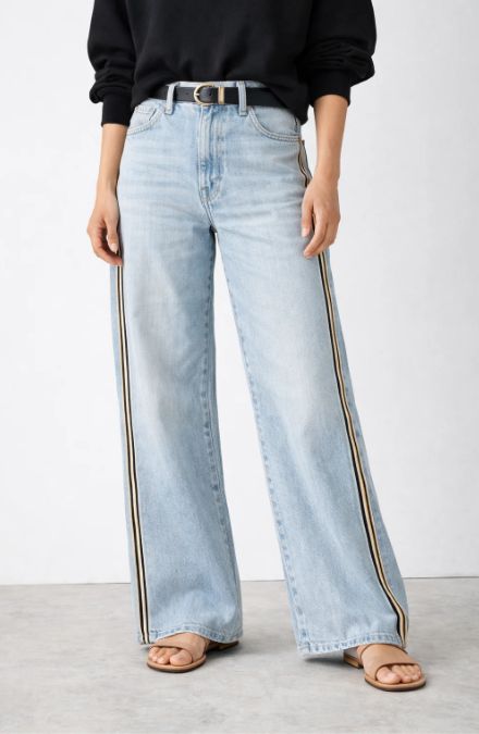 Cruz Side Stripe Denim