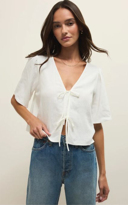 LA BELLE Linen Top