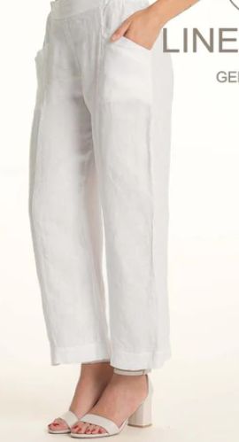 French Linen Pant (WHITE ONLY)
