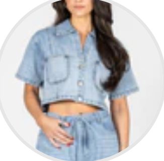 Cropped Denim Jacket
