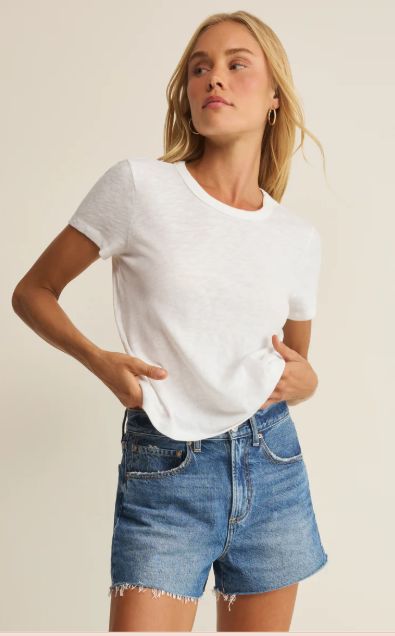 Junie Cotton Slub Tee Shirt