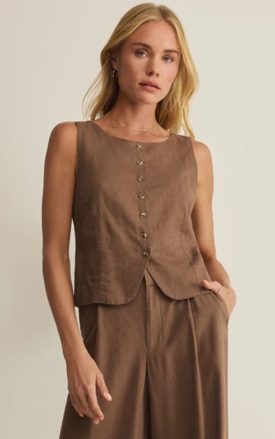 ROMAN Linen Vest