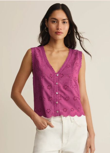 Darcy eyelet blouse