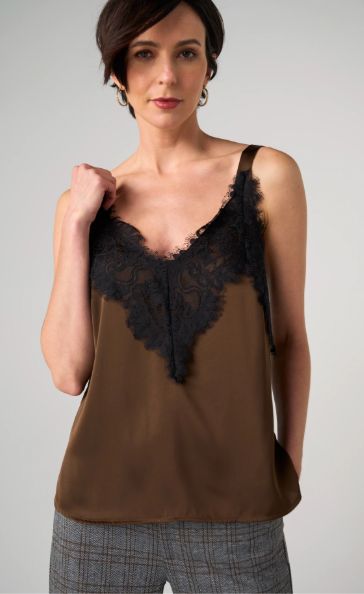 LACE TRIM CAMISOLE