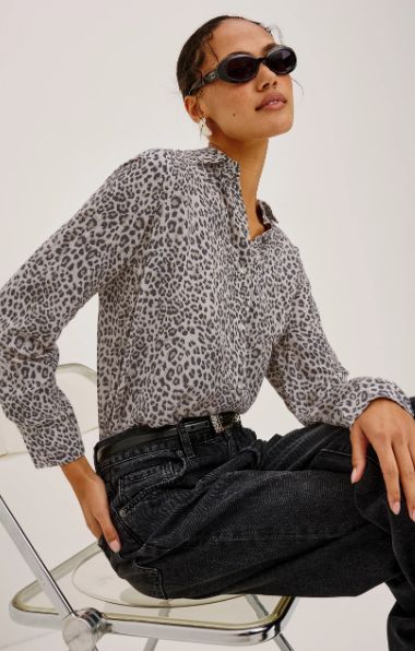 Josephine Shirt in Cheetah