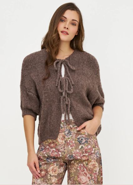 Tie Front Cardigan