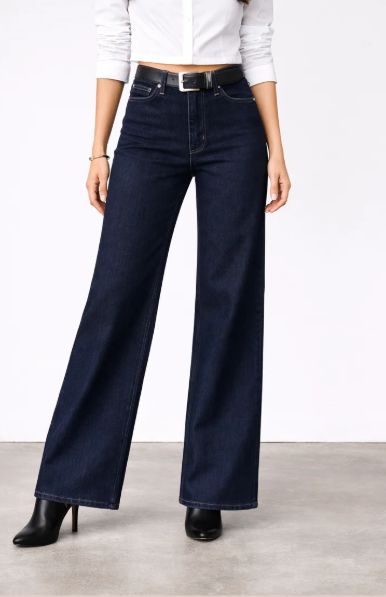 Kelli Wide Leg Jean in Excel (dark wash)