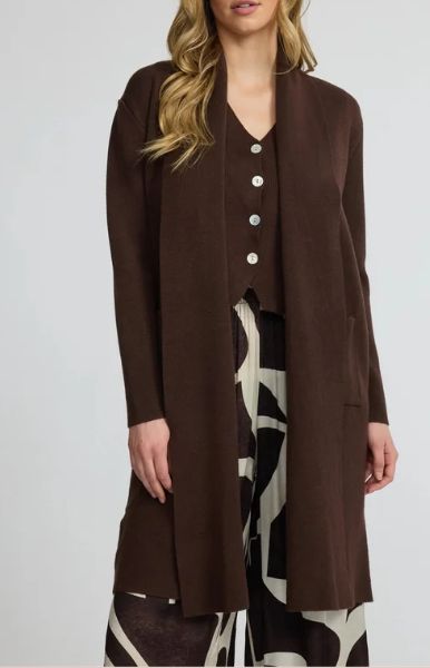 Fine Knit Coat (espresso)