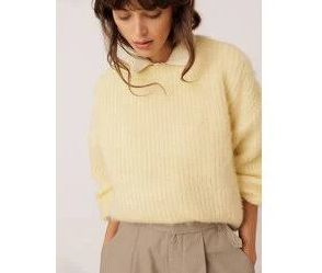 Crew Neck Mohair Sweater