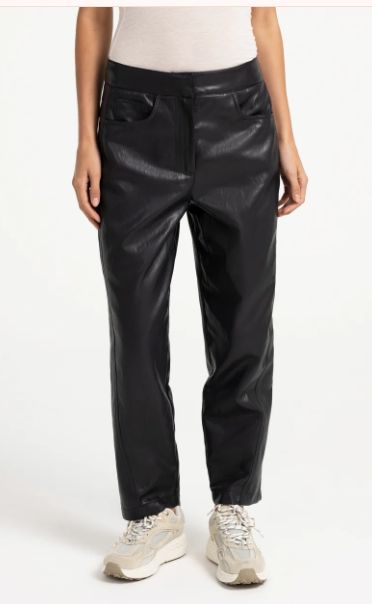 Faux Leather Slim Fit Pants