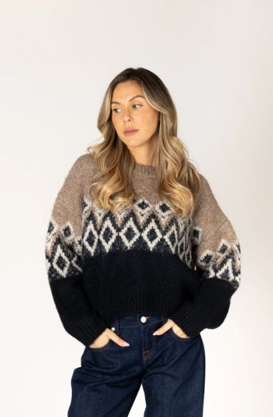 ARIA FAIR ISLE SWEATER
