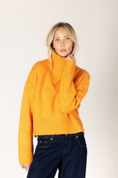 CALLI mock neck sweater