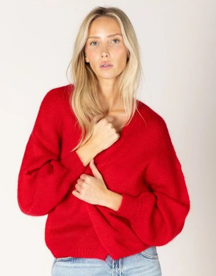 MOLLY MOHAIR OPEN CARDIGAN