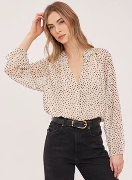 Annie Polka Dot blouse